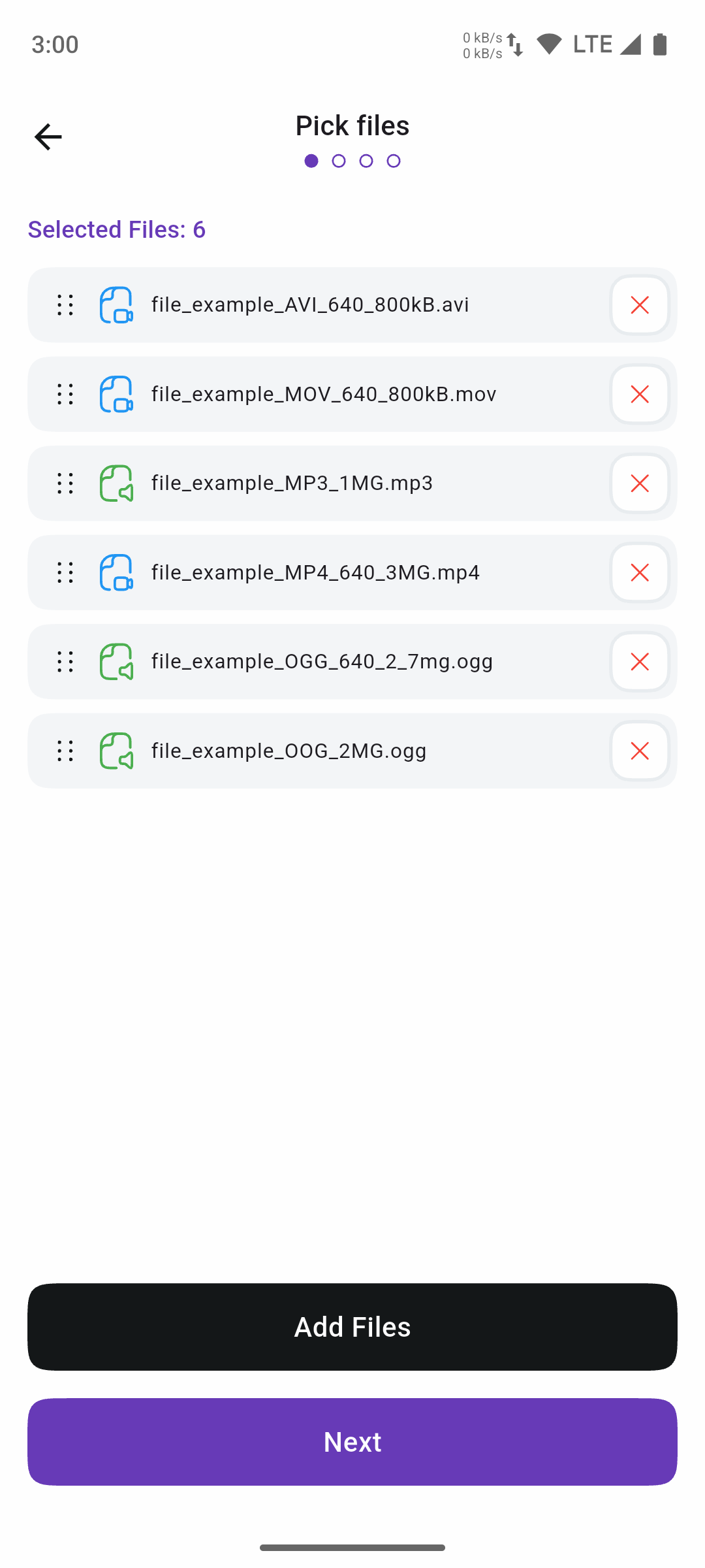 Conversion Creation screen (Light Theme)